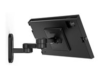 Compulocks iPad Air M2 & M3 11", Apex Enclosure Swing Wall Mount - Black - Monteringssats (svängbar arm, hölje) - synliga kameror och sensorer fram/bak - för surfplatta - låsbar - metall - svart - skärmstorlek: 11" - väggmonterbar - för Apple 11-inch iPad Air (M2, M3) 827B11APXB
