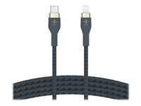 Belkin BOOST CHARGE - Lightning-kabel - 24 pin USB-C hane till Lightning hane - 1 m - blå CAA011BT1MBL