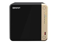 QNAP TS-464 - NAS-server - SATA 6Gb/s - RAID RAID 0, 1, 5, 6, 10, 50, JBOD, 60 - RAM 4 GB - 2.5 Gigabit Ethernet - iSCSI support TS-464-4G