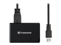 Transcend RDF8K2 - Kortläsare (SDHC, SDHC UHS-I, SDXC, SDXC UHS-I, microSDHC, microSDHC UHS-I, microSDXC, microSDXC UHS-I, CF) - USB 3.1 Gen 1 TS-RDF8K2