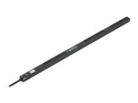 APC EasyPDU EPDU1216MBO - Kraftdistributionsenhet (kan monteras i rack) - mäts vid uttag - AC 400 V - 11 kW - 11000 VA - 3-fas - Ethernet 10/100, RS-485, serial - ingång: IEC 60309 3P+N+PE - utgångskontakter: 24 (6 x IEC 60320 C19, 18 x IEC 60320 C13) - 0U - 3 m sladd - svart EPDU1216MBO