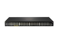 HPE Aruba 2930F 48G PoE+ 4SFP - Switch - L3 - Administrerad - 48 x 10/100/1000 (PoE+) + 4 x gigabit SFP (upplänk) - rackmonterbar - PoE+ (740 W) JL557A