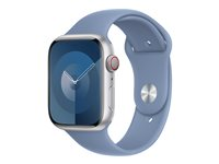 Apple - Band för smart klocka - 45 mm - M/L (passar handleder på 160 - 210 mm) - vinterblå MT443ZM/A