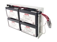 APC Replacement Battery Cartridge #23 - UPS-batteri - Bly-syra - svart - för P/N: SUA1000R2ICH, SUA1000RM2UTW, SUA1000RMI2U(P), SUA1000RMI2U-3XW, SUA1000RMI2U-5XW RBC23