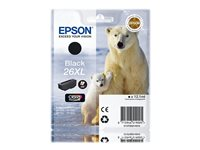 Epson 26XL - 12.2 ml - XL - svart - original - blister med RF-larm/akustiskt larm - bläckpatron - för Expression Premium XP-510, 520, 600, 605, 610, 615, 620, 625, 700, 710, 720, 800, 810, 820 C13T26214020