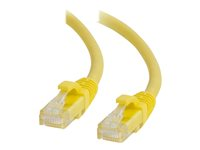 C2G Cat6 550MHz Snagless Patch Cable - Patch-kabel - RJ-45 (hane) till RJ-45 (hane) - 15 m - CAT 6 - formpressad, hakfri, tvinnad - gul 83473